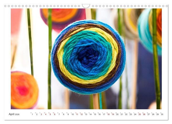 Produktbild: Handarbeit macht gl&uuml;cklich (Wandkalender 2026 DIN A3 quer), CALVENDO Monatskalender