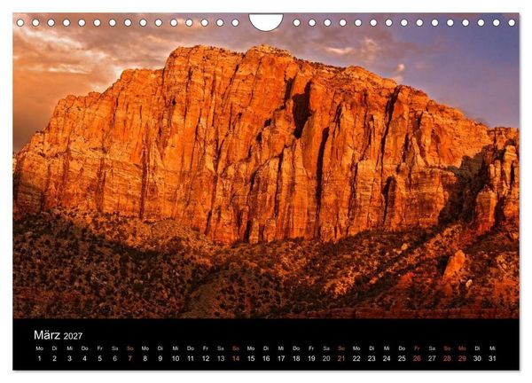 Produktbild: USA - Grandioser S&uuml;dwesten (Wandkalender 2027 DIN A4 quer), CALVENDO Monatskalender