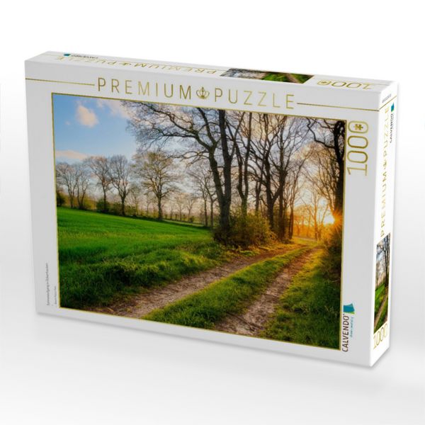 Produktbild: CALVENDO Puzzle Sonnenaufgang in Ockenhausen | 1000 Teile Lege-Gr&ouml;&szlig;e 64x48cm Foto-Puzzle f&uuml;r gl&uuml;ckliche Stunden