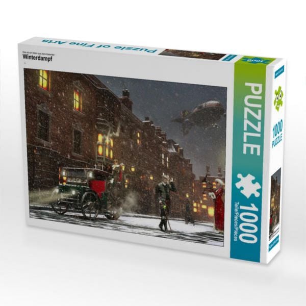 CALVENDO Puzzle Winterdampf | 1000 Teile Lege-Größe 64x48cm Foto-Puzzle für glückliche Stunden