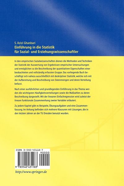 Produktbild: Einführung in Die Statistik für Sozial- Und Erziehungs-wissenschaftler