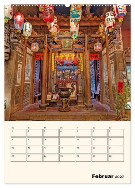 Produktbild: Taiwan &ndash; Traumreise durch Asiens Geheimtipp (Wandkalender 2027 DIN A2 hoch), CALVENDO Monatskalender