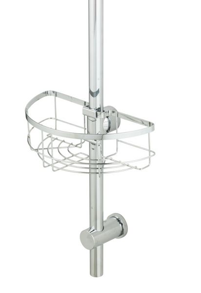 Produktbild: Duschstangencaddy Mod. Floresta Rund, Anbringung ohne Bohren und Schrauben