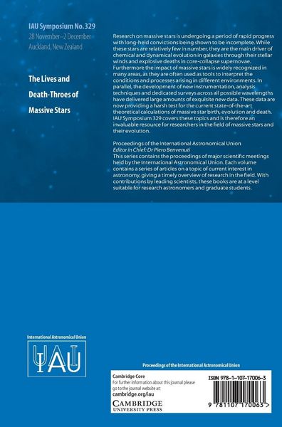 Produktbild: The Lives and Death-Throes of Massive Stars (IAU S329)