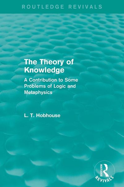 Produktbild: The Theory of Knowledge (Routledge Revivals)