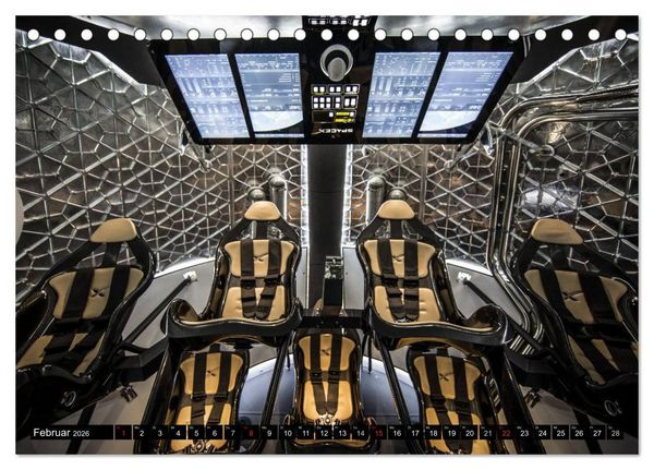 Produktbild: Space Shuttle. Impressionen aus der Raumfahrt (Tischkalender 2026 DIN A5 quer), CALVENDO Monatskalender