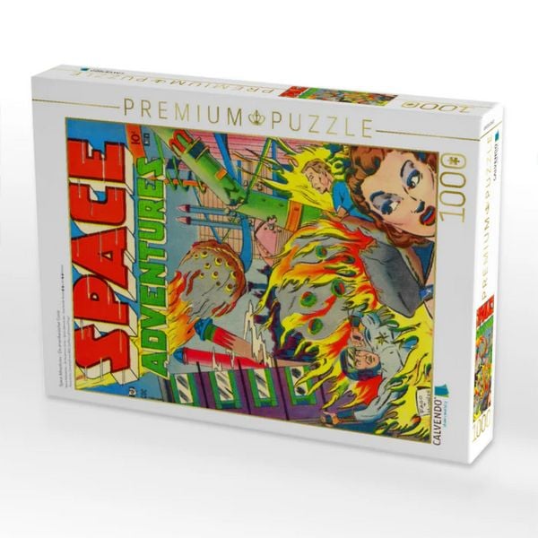 Produktbild: CALVENDO Puzzle Space Adventures - Ein amerikanischer Comic | 1000 Teile Lege-Gr&ouml;&szlig;e 64x48cm Foto-Puzzle f&uuml;r gl&uuml;ckliche Stunden