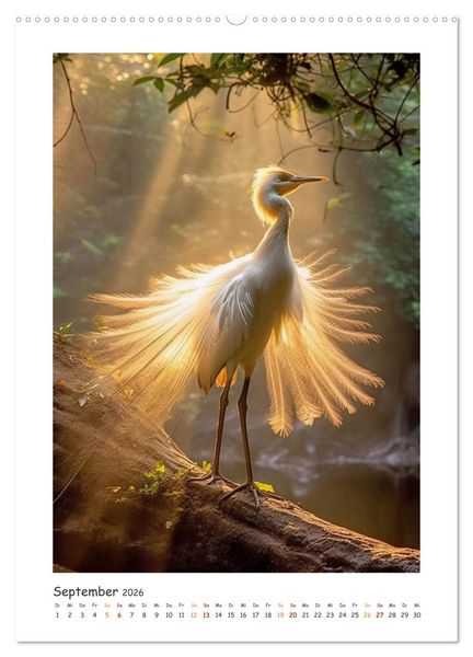 Produktbild: Tanz der V&ouml;gel (hochwertiger Premium Wandkalender 2026 DIN A2 hoch), Kunstdruck in Hochglanz