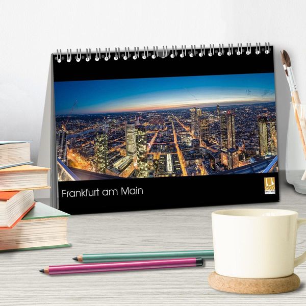 Produktbild: Frankfurt am Main (Tischkalender 2026 DIN A5 quer), CALVENDO Monatskalender