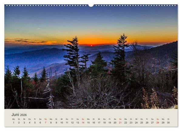 Produktbild: Appalachen - S&uuml;d (hochwertiger Premium Wandkalender 2026 DIN A2 quer), Kunstdruck in Hochglanz