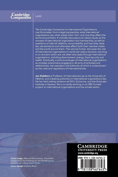 Produktbild: The Cambridge Companion to International Organizations Law