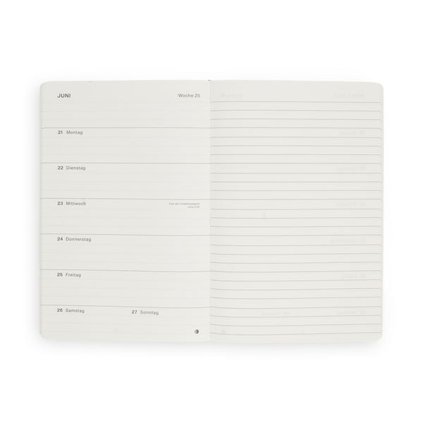 Produktbild: PlanA Kalender A5 Softcover Navy Blue