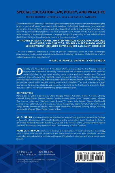 Produktbild: Disability and Motor Behavior