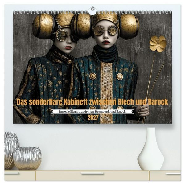 Produktbild: Das sonderbare Kabinett zwischen Blech und Barock (hochwertiger Premium Wandkalender 2027 DIN A2 quer), Kunstdruck in Hochglanz