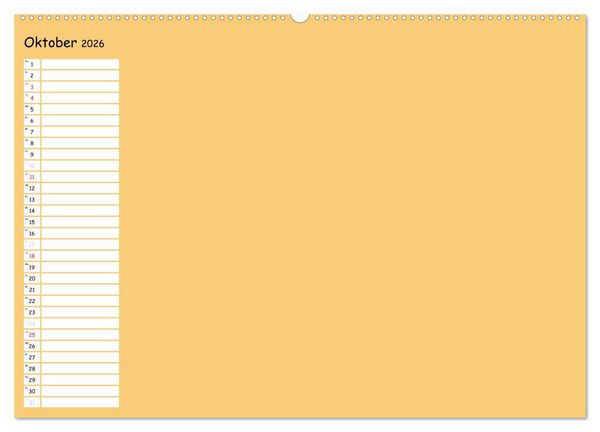 Produktbild: Bunter Bastelkalender (Wandkalender 2026 DIN A2 quer), CALVENDO Monatskalender