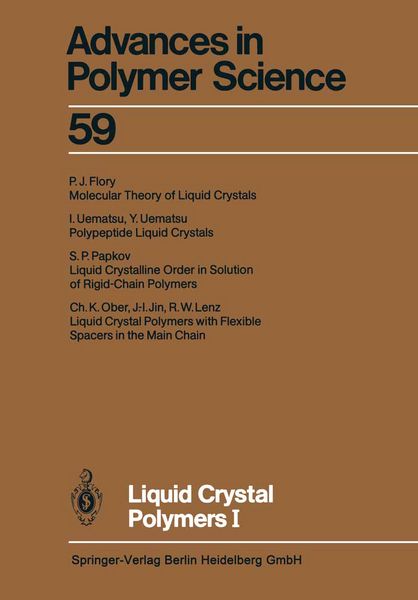 Produktbild: Liquid Crystal Polymers I