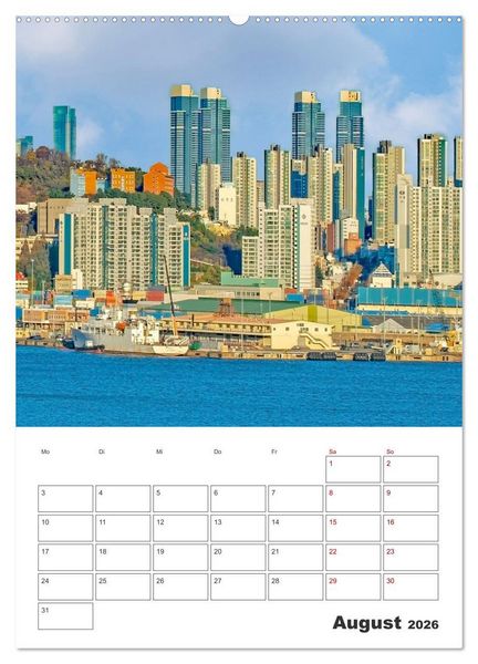 Produktbild: Busan - Reiseplaner (hochwertiger Premium Wandkalender 2026 DIN A2 hoch), Kunstdruck in Hochglanz