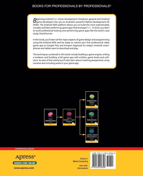 Produktbild: Beginning Android C++ Game Development