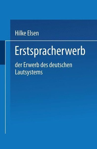 Produktbild: Erstspracherwerb