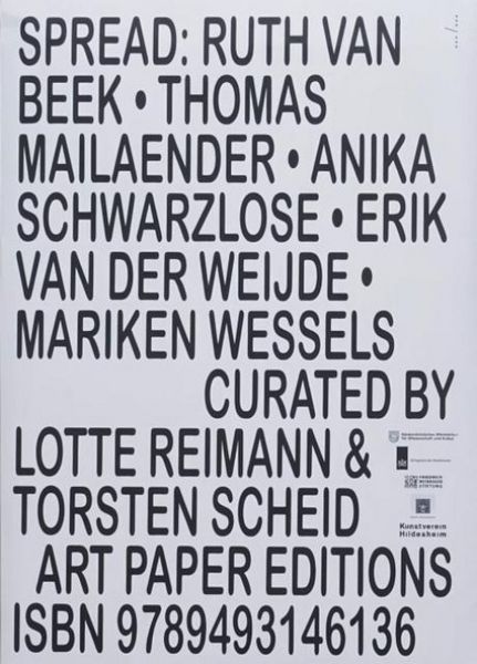 Produktbild: Spread: Ruth van Beek, Thomas Mailaender, Anika Schwarzlose, Erik van der Weijde, Mariken Wessels