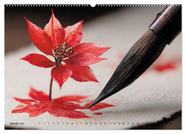 Produktbild: Die leise Magie der Kalligrafie (Wandkalender 2026 DIN A2 quer), CALVENDO Monatskalender