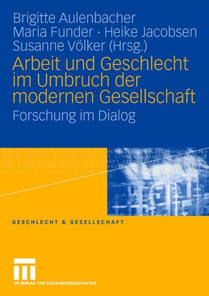 Produktbild: Arbeit und Geschlecht im Umbruch der modernen Gesellschaft