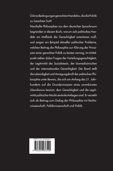 Produktbild: Gerechtigkeit und Politik