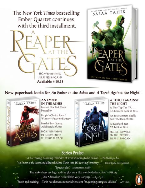 Produktbild: An Ember in the Ashes 03. A Reaper at the Gates