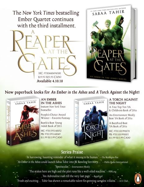 Produktbild: An Ember in the Ashes 03. A Reaper at the Gates