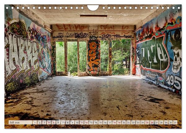 Produktbild: Lost Places Kalender - Daylight (Wandkalender 2026 DIN A4 quer), CALVENDO Monatskalender
