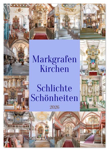 Produktbild: Markgrafenkirchen (Wandkalender 2026 DIN A3 hoch), CALVENDO Monatskalender