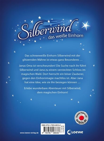 Produktbild: Silberwind, das wei&szlig;e Einhorn (Band 6) - Das geheime Zauberschloss