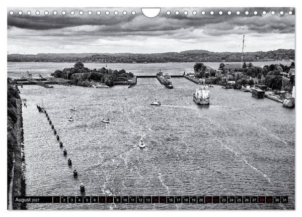 Produktbild: Ein Blick auf Kiel (Wandkalender 2027 DIN A4 quer), CALVENDO Monatskalender