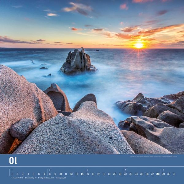 Orte der Kraft 2018 - Bildkalender (33 x 33) - Landschaftskalender