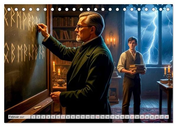 Produktbild: Die Reise zum Mittelpunkt der Erde (Tischkalender 2027 DIN A5 quer), CALVENDO Monatskalender