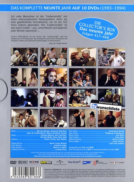Produktbild: Lindenstra&szlig;e - Collector's Box 9/Folgen 417-468 [10 DVDs]