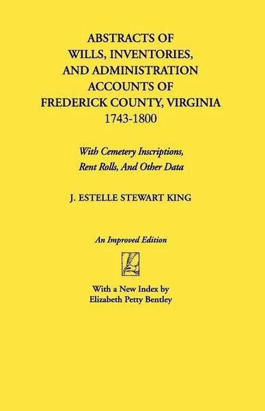 Produktbild: Abstracts of Wills, Inventories...Frederick Co., Va (An Improved)