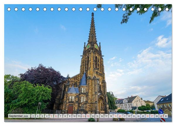 Produktbild: Freiberg Impressionen (Tischkalender 2026 DIN A5 quer), CALVENDO Monatskalender