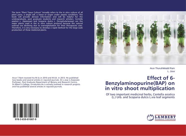 Produktbild: Effect of 6-Benzylaminopurine(BAP) on in vitro shoot multiplication
