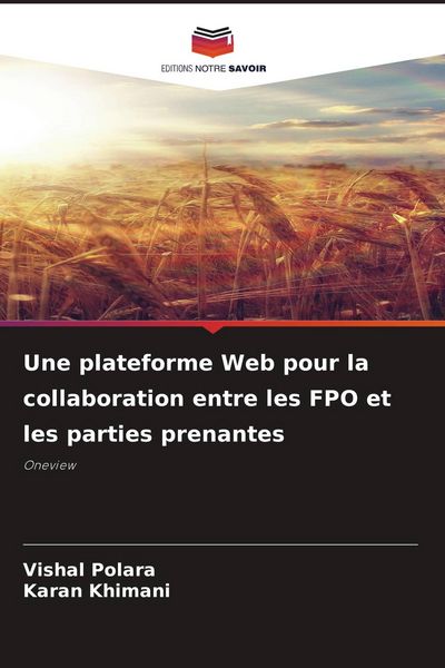 Produktbild: Une plateforme Web pour la collaboration entre les FPO et les parties prenantes
