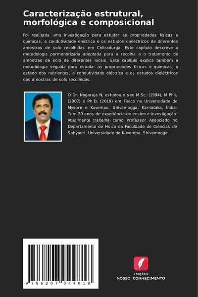 Produktbild: Caracteriza&ccedil;&atilde;o estrutural, morfol&oacute;gica e composicional