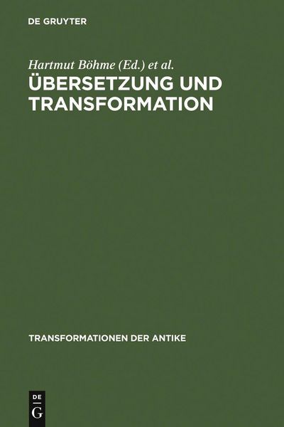 Produktbild: &Uuml;bersetzung und Transformation