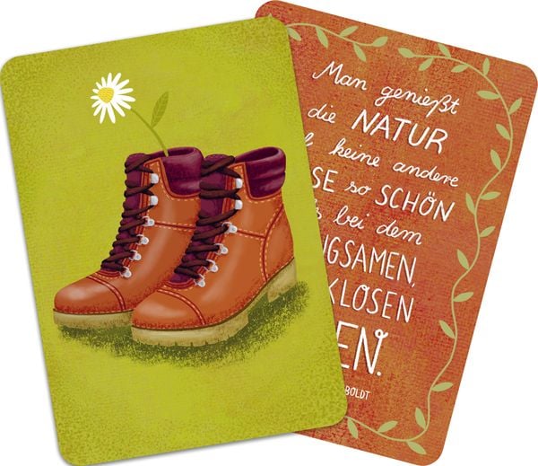 Lebe wild und voller Wunder - 50 Inspirationskarten aus der Natur