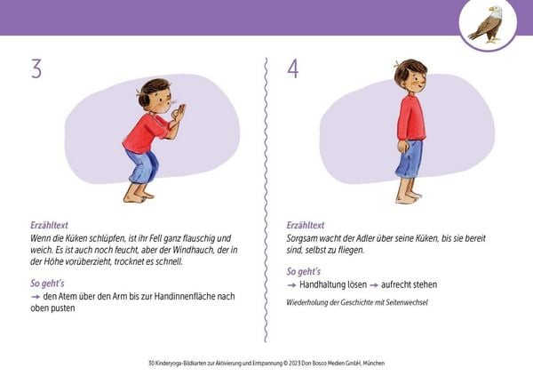 Produktbild: 30 Kinderyoga-Bildkarten zur Aktivierung und Entspannung