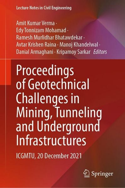 Produktbild: Proceedings of Geotechnical Challenges in Mining, Tunneling and Underground Infrastructures