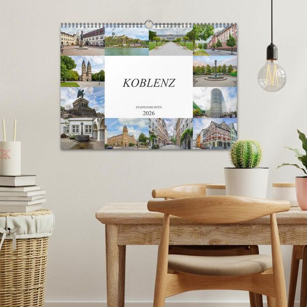Produktbild: Koblenz Stadtansichten (Wandkalender 2026 DIN A3 quer), CALVENDO Monatskalender