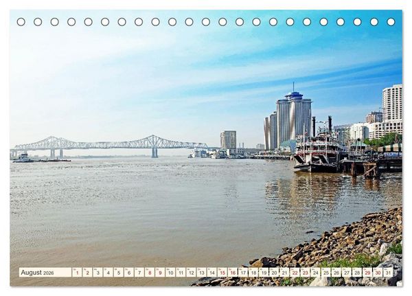 Produktbild: So sch&ouml;n ist New Orleans (Tischkalender 2026 DIN A5 quer), CALVENDO Monatskalender