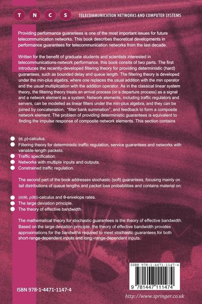 Produktbild: Performance Guarantees in Communication Networks