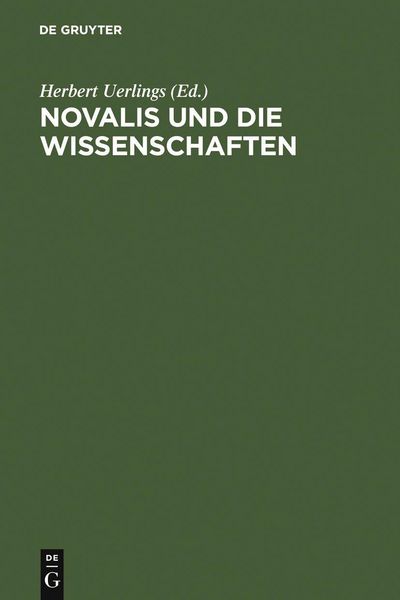 Produktbild: Novalis und die Wissenschaften