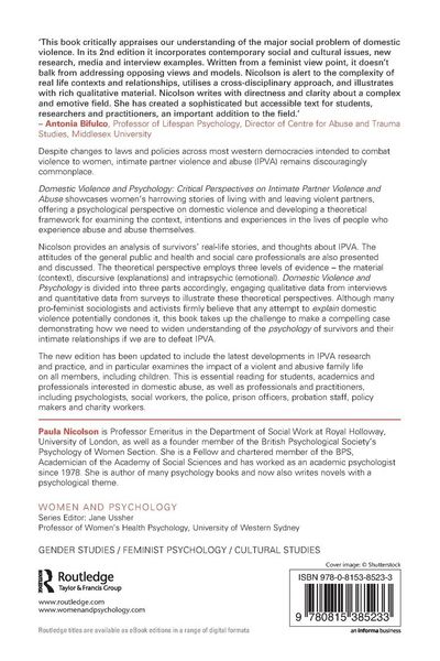 Produktbild: Domestic Violence and Psychology